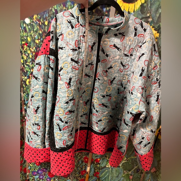 BEAUTY UPCYCLED Quilt Coat 1960 Barbie Glamour Inspired - Picture 4 of 11